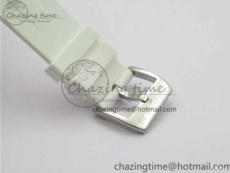 MiroTime 0129 Durable Submariner Phantomlab Transparent KZF Best Edition Blue Moon Dial on White Rubber Strap VR 2564